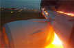 Singapore Airlines plane catches fire after landing